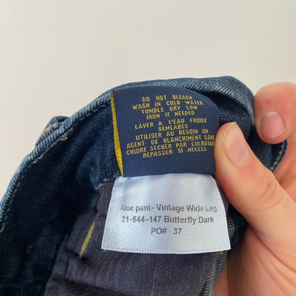 Fidelity Jeans Aloe Cropped Wide Leg size 28 - Picture 6 of 8